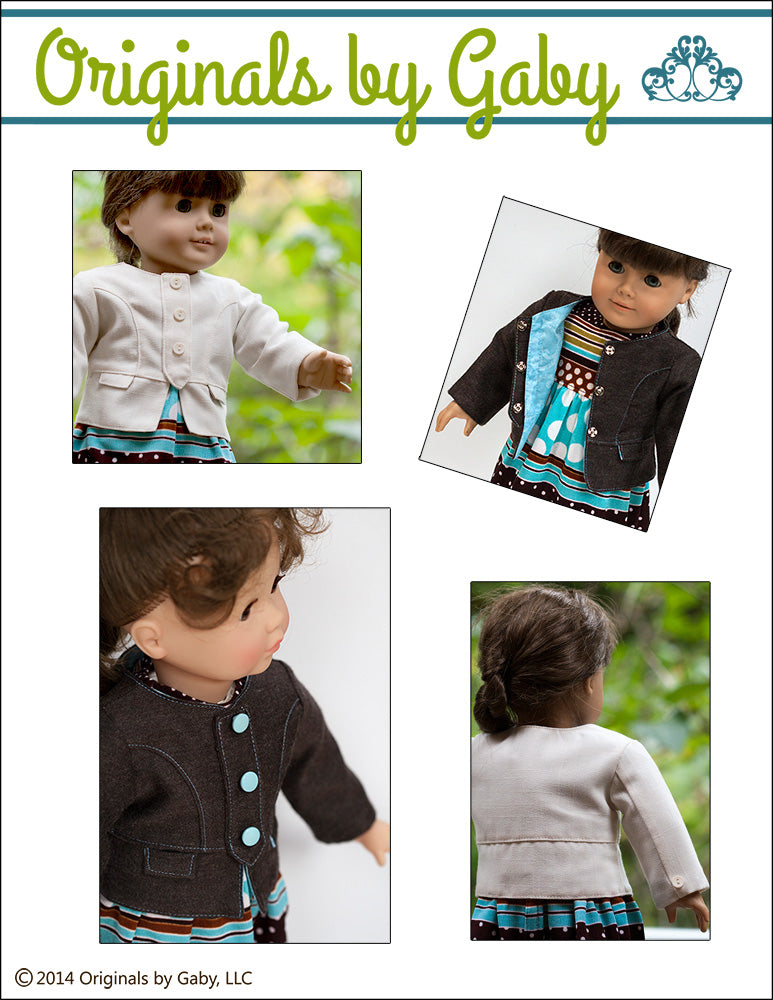 Snappy Little Jacket 18" Doll Clothes