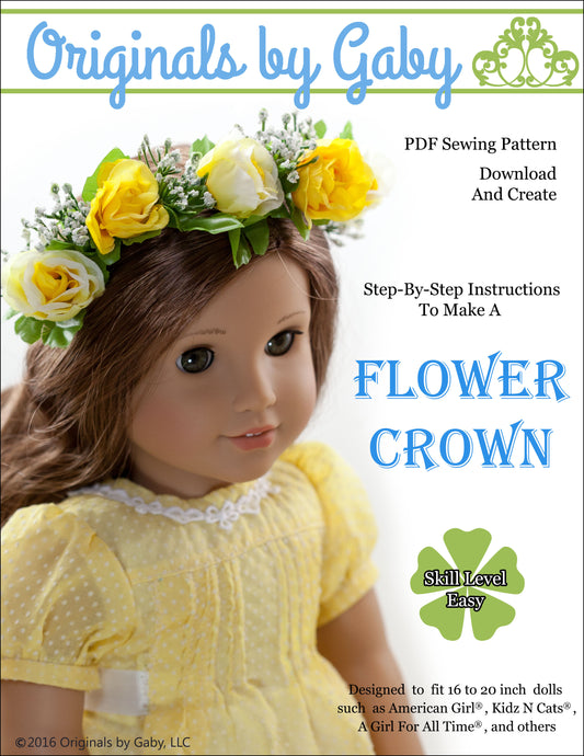 Flower Crown 16-20" Doll Accessories