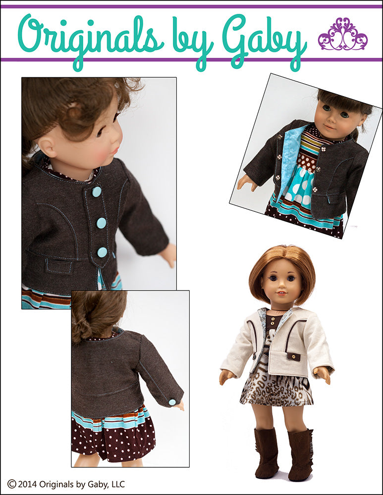 Snappy Little Jacket 18" Doll Clothes